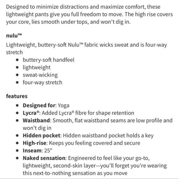 Lululemon Align Floral Legging 4 - Picture 6 of 7